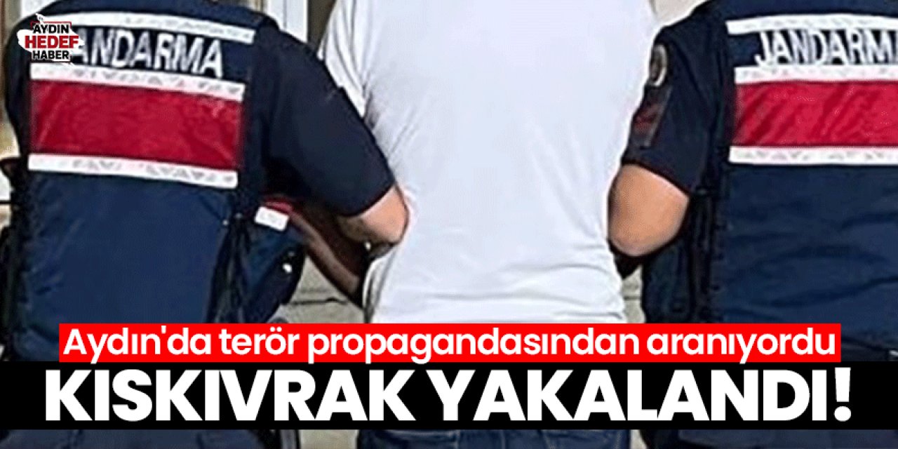 Aydın'da terör propagandasından aranıyordu, kıskıvrak yakalandı