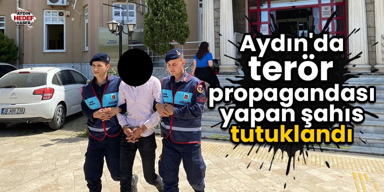 Aydın'da terör propagandası yapan şahıs tutuklandı