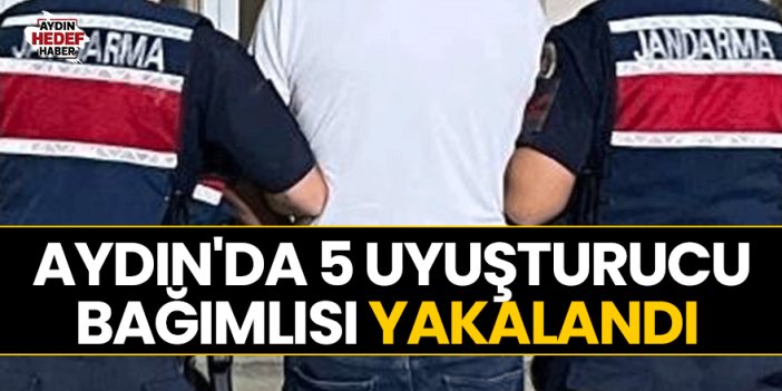Aydın'da 5 uyuşturucu bağımlısı yakalandı