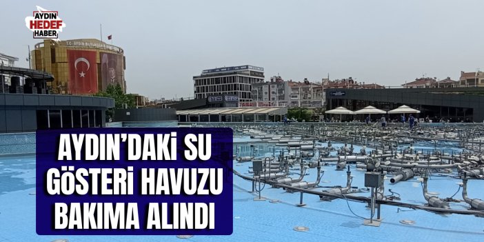 Türkiye’nin en büyük su gösteri havuzu temizlendi