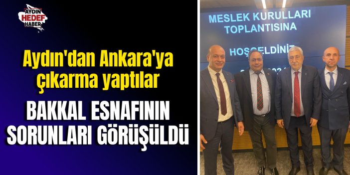 Aydın'dan Ankara'ya çıkarma yaptılar