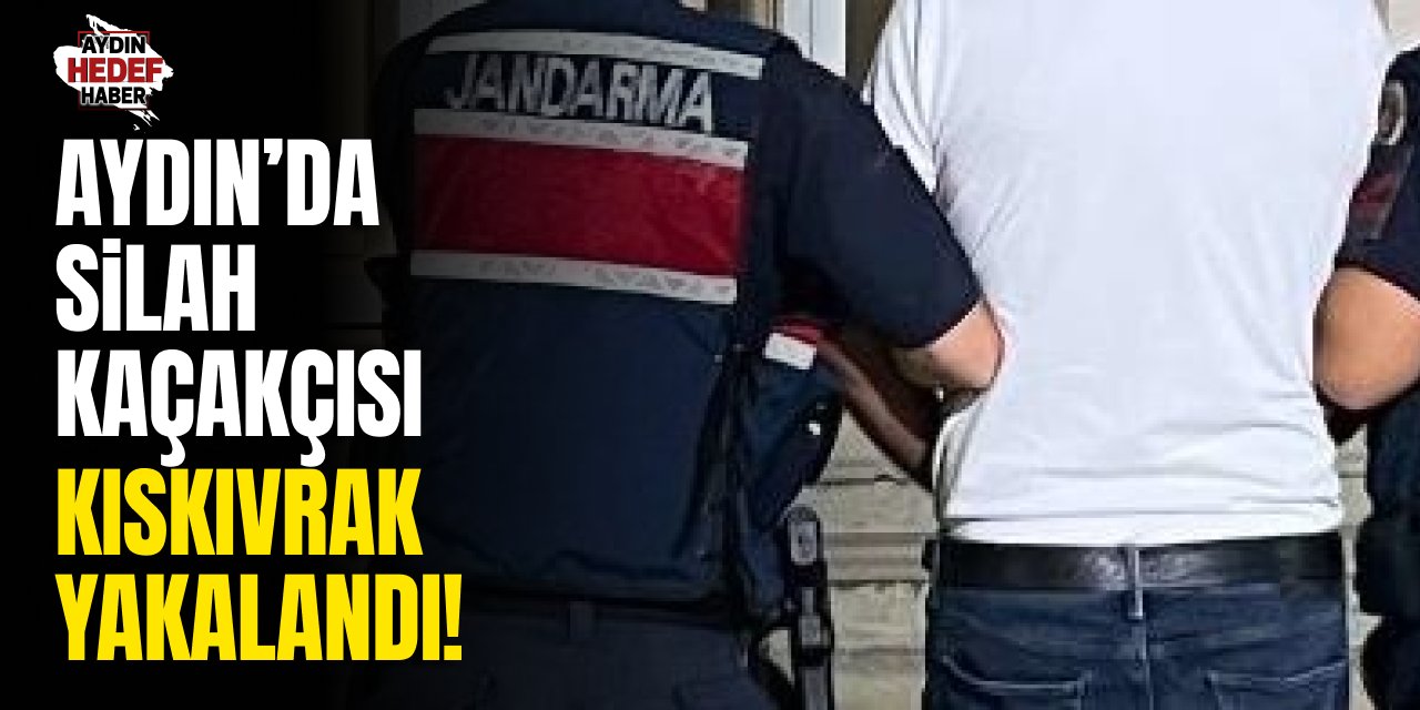 Aydın'da silah kaçakçısı kıskıvrak yakalandı