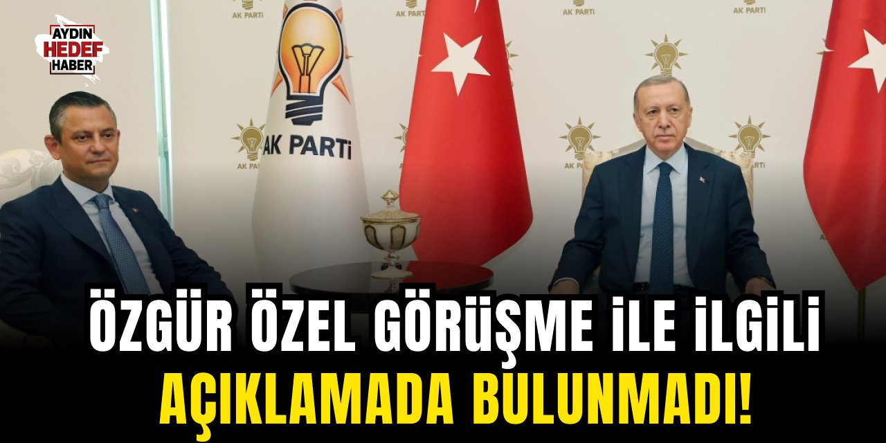 Cumhurbaşkanı Erdoğan ve Özgür Özel’in görüşmesi 1.5 saat sürdü