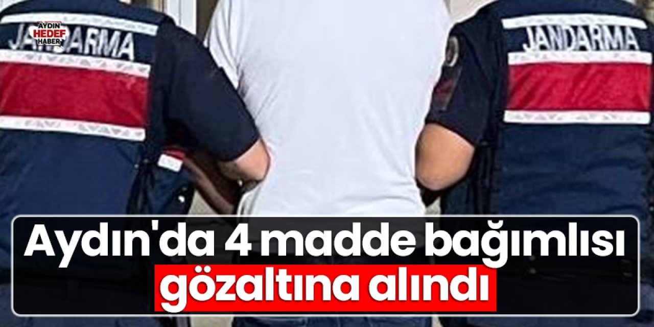 Aydın'da 4 madde bağımlısı gözaltına alındı
