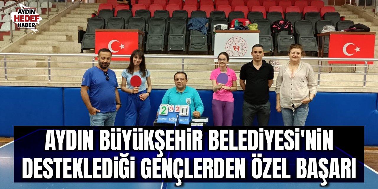 Aydın Büyükşehir Belediyesi'nin desteklediği gençlerden özel başarı