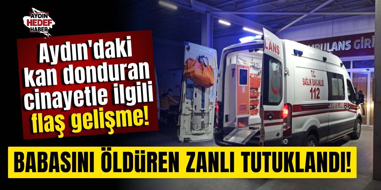 Aydın'daki kan donduran cinayetle ilgili flaş gelişme!